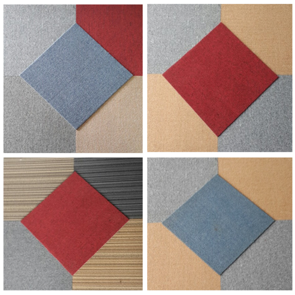 Thảm trải sàn hiện đại với những tông màu đơn giản